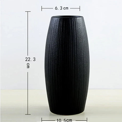 Ceramic Retro Vase Handmade Home Decor