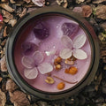 Lavender Scented Candle Home Decor