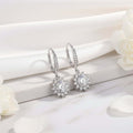 Moissanite Stud Earrings 0.5 Carat  – S925 Sterling Silver Platinum-Plated