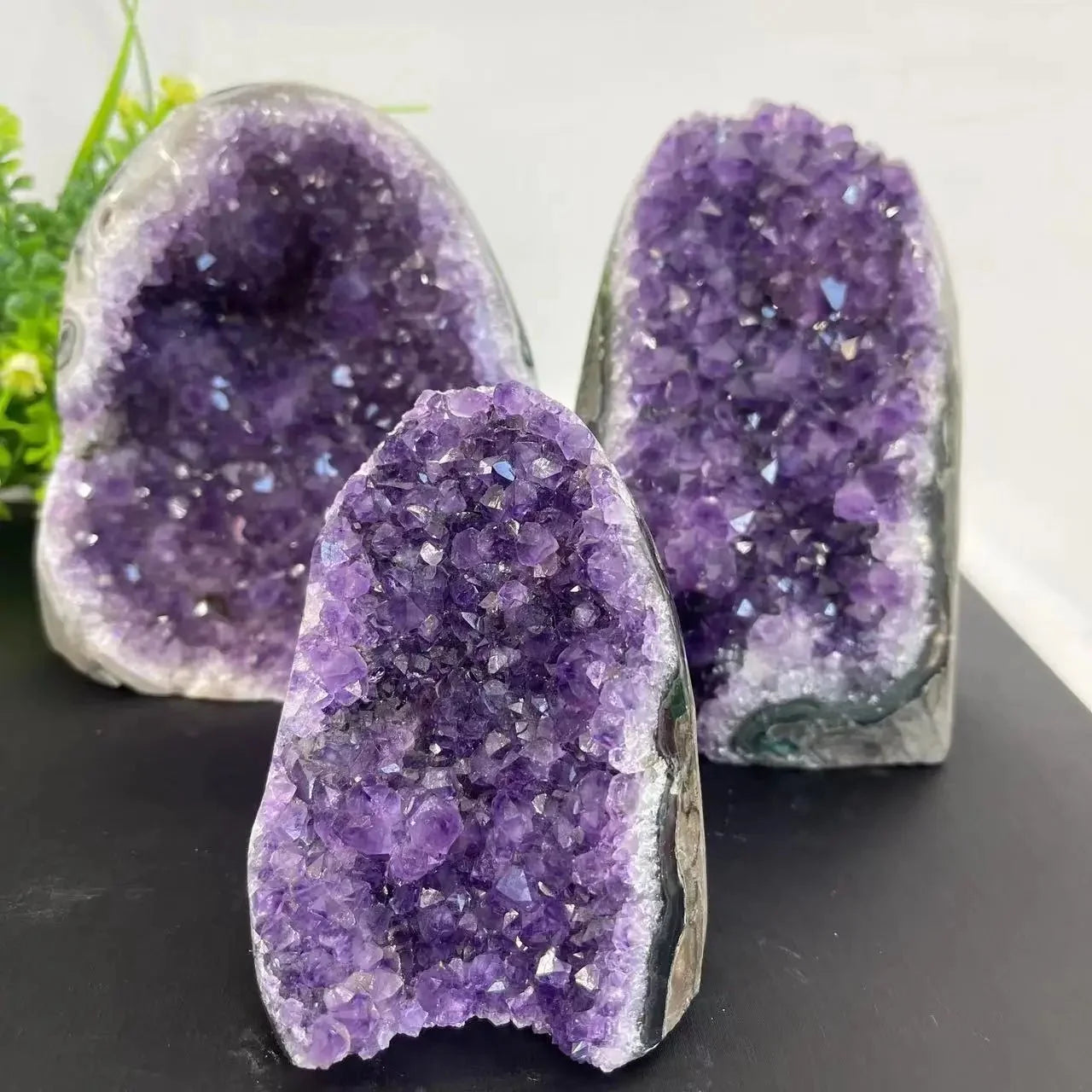 Raw Amethyst Crystal Geode
